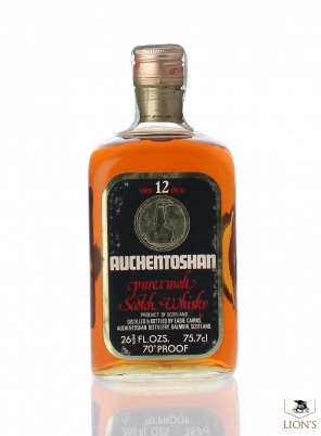 Auchentoshan 12 Years Old gold capsule