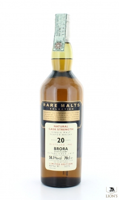 Brora 1982 20 Years Old 58.1% Rare Malts