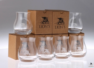 Exclusive Lion's whisky glass 