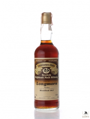 Longmorn 1957 25 Years Old CC Brown Label