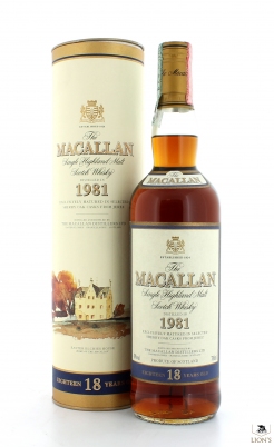 Macallan 1981 18 years old