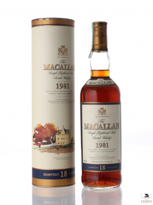 Macallan 1981 18 years old