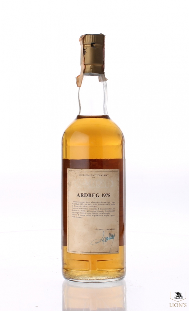 Ardbeg 1975 Samaroli one of the best types of Scotch Whisky