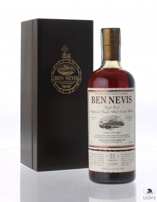 Ben Nevis 1990 21 years old 59.8% 