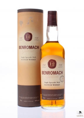 Benromach 12yo 70 cl 40% tubo