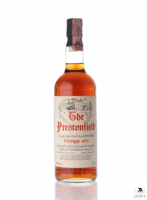 Bowmore 1972 16yo Cask 1036-1039 Prestonfield