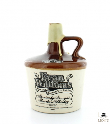 Evan Williams Kentucky Straight Bourbon 7 years old 90 proof 750ml ceramic flagon
