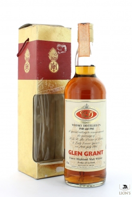 Glen Grant 1948/1961 Marriage G&M gold box