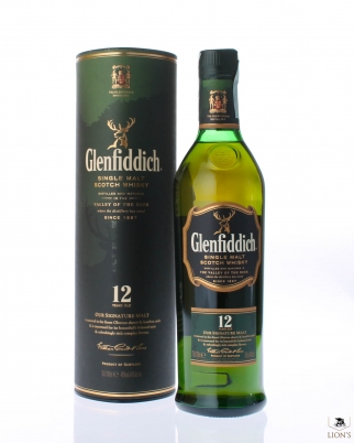 Glenfiddich 12y 40% 70 cl valley of the deer tube