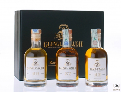 Glenglassaugh Rare Cask Series 26 - 37 - 43 years old 3x20cl