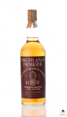 Highland Fusilier 15 years old G&M Co-Import