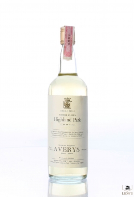 Highland Park 1966 12 years old Averys for Corti