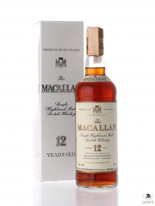 Macallan 12 years old Rinaldi imp Plastic cap.