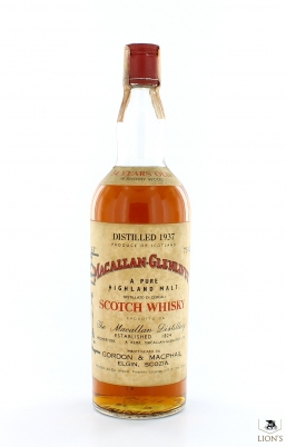 Macallan 1937 34 Years Old Signed Giaccone 