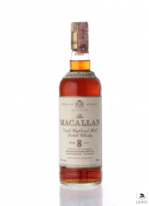Macallan 8 years old Rinaldi imp Plastic cap