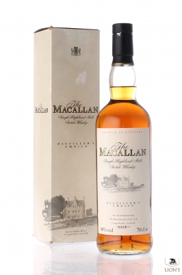 Macallan Distiller's Choice Japan Market black cap