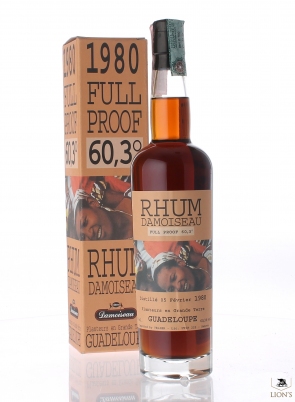 Rhum Damoiseau 1980 60.3% Guadeloupe full proof velier
