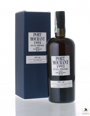 Rum Port Mourant 1993 13yo 65% full proof old demerara