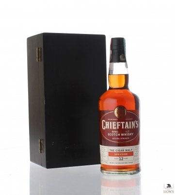 Speyside Cigar Malt 12yo 51.5% 70cl wood box Chieftan's 900 bottles