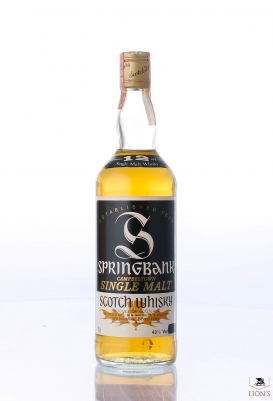 Springbank 12 years old Gold cap