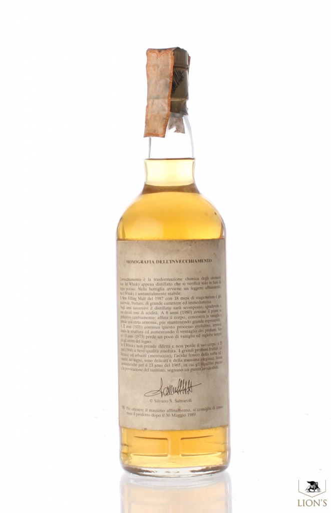 Springbank 1976 12 years old SAMAROLI one of the best types of Scotch ...