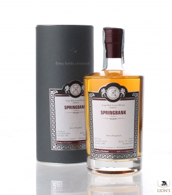 SPRINGBANK MALTS OF SCOTLAND 1998 49.2 % SHERRY 