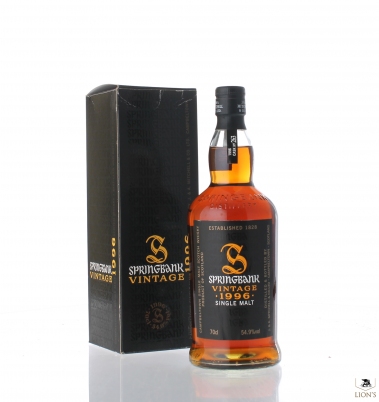 Springbank vintage 1996 54.9% 