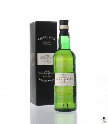 The Braes of Glenlivet 1987 10 years old B1997  CADENHEAD'S